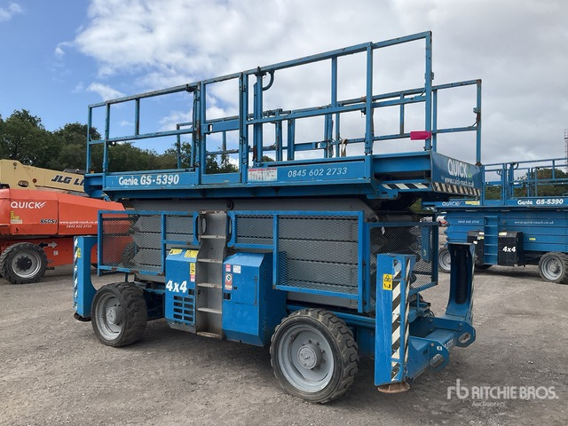 2008 Genie GS-5390 4x4 Diesel Scissor Lift - Šķērveida pacēlājs: foto 3 2008 Genie GS-5390 4x4 Diesel Scissor Lift - Šķērveida pacēlājs: foto 3