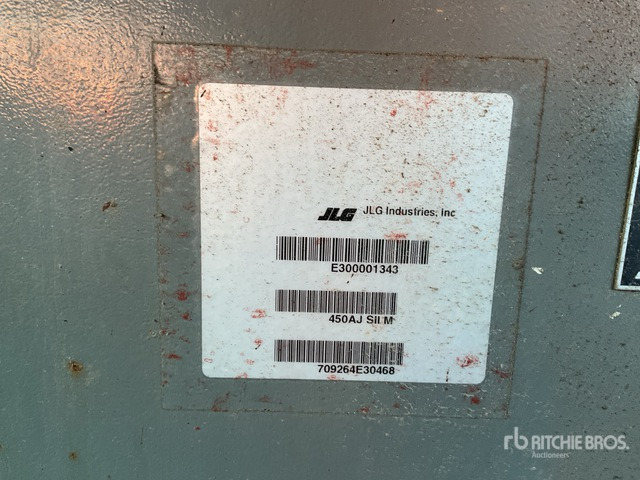 2013 JLG 450AJ 4WD Diesel Articulating Boom Lift - Izlices pacēlājs: foto 4 2013 JLG 450AJ 4WD Diesel Articulating Boom Lift - Izlices pacēlājs: foto 4