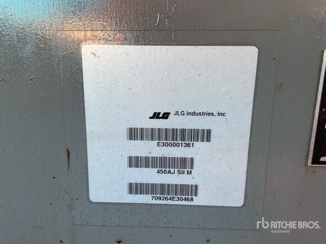 2013 JLG 450AJ 4WD Diesel Articulating Boom Lift - Izlices pacēlājs: foto 3 2013 JLG 450AJ 4WD Diesel Articulating Boom Lift - Izlices pacēlājs: foto 3