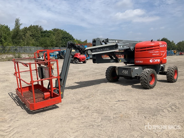 2015 Skyjack SJ51AJ 4WD Diesel Articulating Boom Lift - Izlices pacēlājs: foto 1 2015 Skyjack SJ51AJ 4WD Diesel Articulating Boom Lift - Izlices pacēlājs: foto 1
