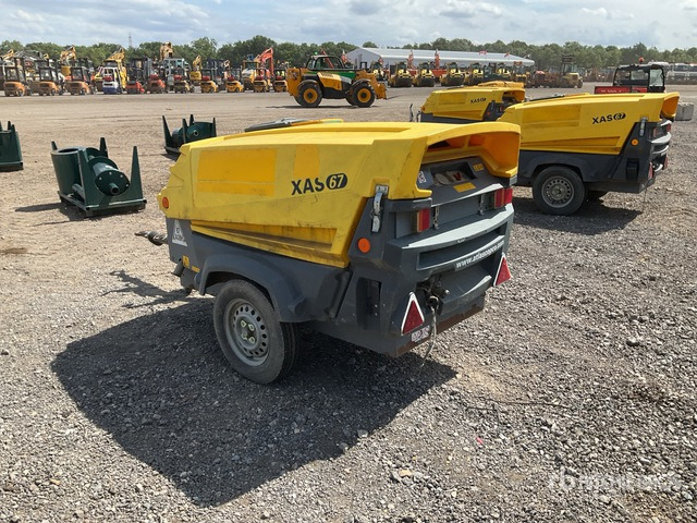 2016 Atlas Copco XAS67KD Mobile Air Compressor - Gaisa kompresors: foto 3 2016 Atlas Copco XAS67KD Mobile Air Compressor - Gaisa kompresors: foto 3