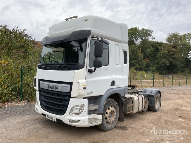2016 DAF CF440 6x2 T/A Sleeper Truck Tractor - Pļaujmašīna-smalcinātājs/ Mulčētājs: foto 1 2016 DAF CF440 6x2 T/A Sleeper Truck Tractor - Pļaujmašīna-smalcinātājs/ Mulčētājs: foto 1