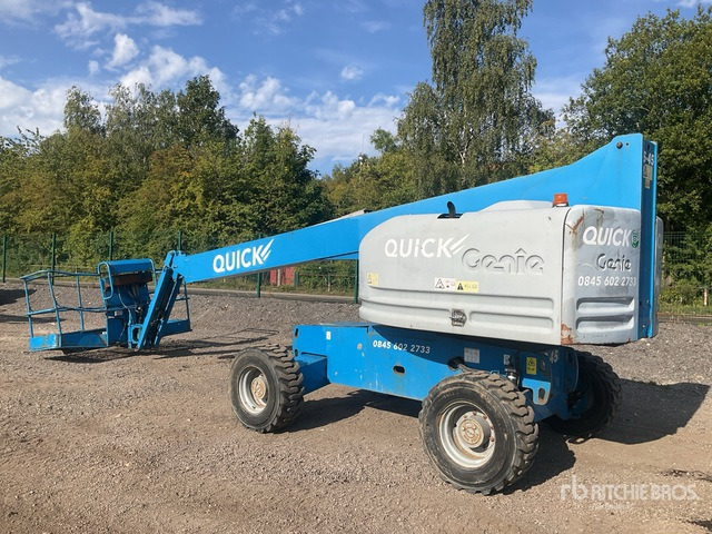 2016 Genie S45 4WD Diesel Telescopic Boom Lift - Teleskopiskais pacēlājs: foto 3 2016 Genie S45 4WD Diesel Telescopic Boom Lift - Teleskopiskais pacēlājs: foto 3