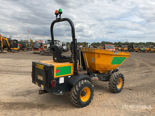 2016 JCB 3TSTM 3 ton 4x4 Swivel Dumper - Bezceļu pašizgāzējs: foto 3 2016 JCB 3TSTM 3 ton 4x4 Swivel Dumper - Bezceļu pašizgāzējs: foto 3