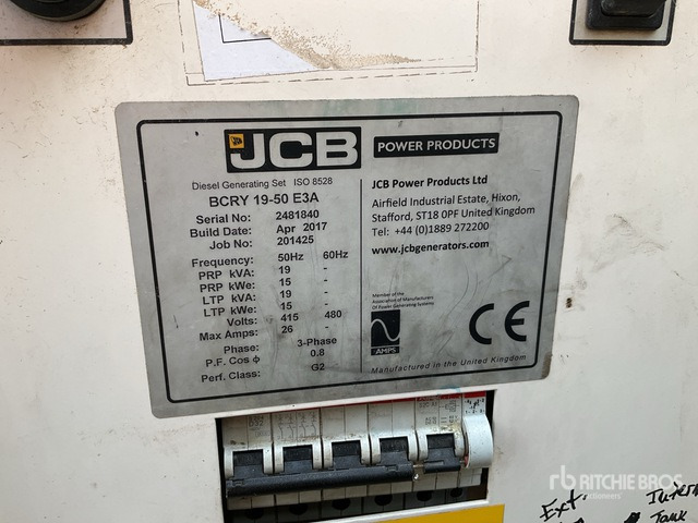 2017 JCB Generator Set - Elektroģenerators: foto 1 2017 JCB Generator Set - Elektroģenerators: foto 1