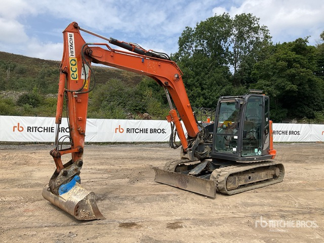 2019 Hitachi ZX85USB-6 Tracked Excavator - Kāpurķēžu ekskavators: foto 1 2019 Hitachi ZX85USB-6 Tracked Excavator - Kāpurķēžu ekskavators: foto 1