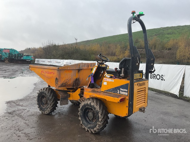2019 Thwaites MACH580 3 ton 4x4 Swivel Dumper - Bezceļu pašizgāzējs: foto 2 2019 Thwaites MACH580 3 ton 4x4 Swivel Dumper - Bezceļu pašizgāzējs: foto 2