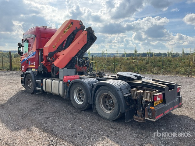 2014 Scania 6x4 Sleeper Truck Tractor w/Crane - Vilcējs: foto 4 2014 Scania 6x4 Sleeper Truck Tractor w/Crane - Vilcējs: foto 4