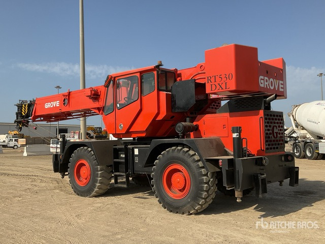 1999 Grove RT530DXL 30 ton 4x4x4 Rough Terrain Crane - Celtnis nelīdzenām virsmām: foto 4 1999 Grove RT530DXL 30 ton 4x4x4 Rough Terrain Crane - Celtnis nelīdzenām virsmām: foto 4