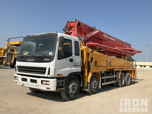 2002 Isuzu CXH50T 2003 Putzmeister M42 on 8x4 Twi ... Concrete Pump Truck - Betona sūknis: foto 1 2002 Isuzu CXH50T 2003 Putzmeister M42 on 8x4 Twi ... Concrete Pump Truck - Betona sūknis: foto 1