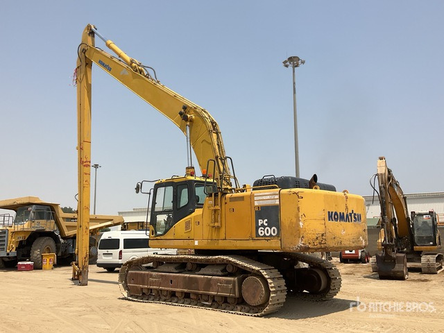 2008 Komatsu PC600-7 Long Reach Tracked Excavator - Kāpurķēžu ekskavators: foto 4 2008 Komatsu PC600-7 Long Reach Tracked Excavator - Kāpurķēžu ekskavators: foto 4