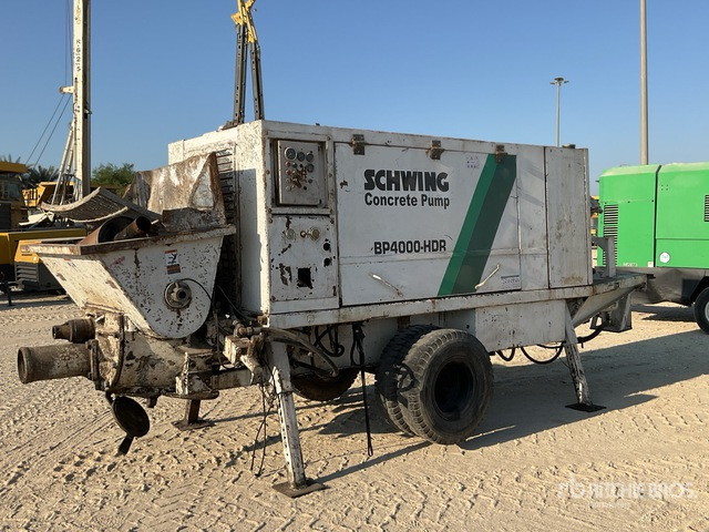 2009 Schwing BP4000 HDR Portable Concrete Pump - Stacionārais betona sūknis: foto 3 2009 Schwing BP4000 HDR Portable Concrete Pump - Stacionārais betona sūknis: foto 3