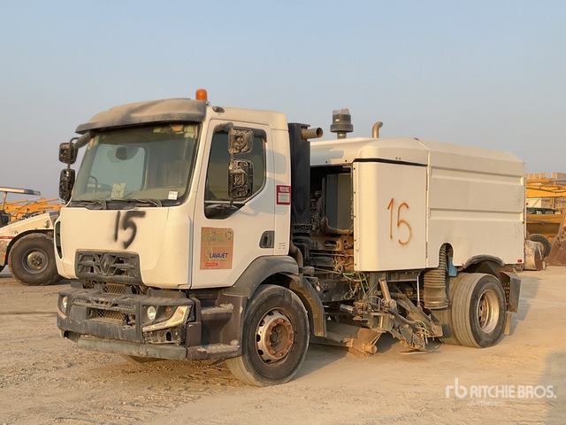 2016 Renault D18 Elgin on Sweeper Truck - Ielu tīrīšanas mašīna: foto 1 2016 Renault D18 Elgin on Sweeper Truck - Ielu tīrīšanas mašīna: foto 1