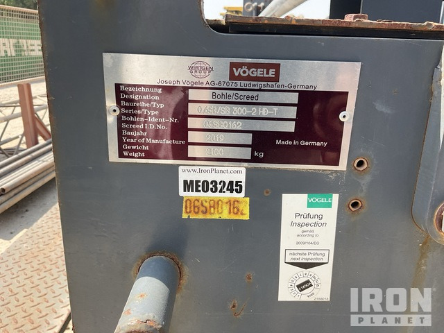 2019 Vogele Super 1800-2HD Track Asphalt Paver - Asfalta klājējs: foto 5 2019 Vogele Super 1800-2HD Track Asphalt Paver - Asfalta klājējs: foto 5