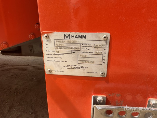2023 Hamm HD99i - Ceļu veltnis: foto 3 2023 Hamm HD99i - Ceļu veltnis: foto 3