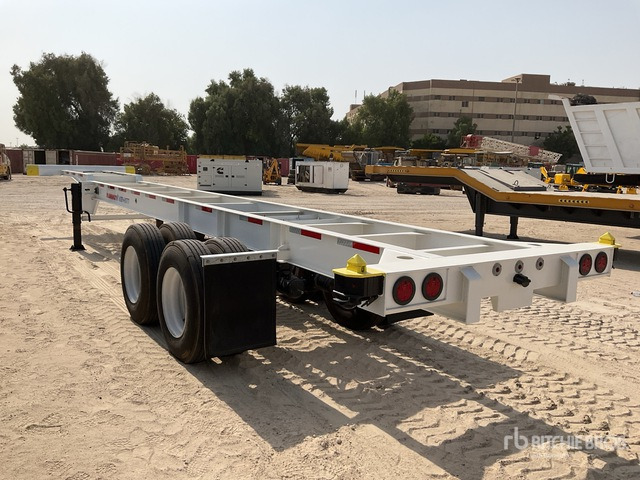 2025 NAZ Industries T/A Skeleton (Unused) Container Trailer - Puspiekabe šasija: foto 3 2025 NAZ Industries T/A Skeleton (Unused) Container Trailer - Puspiekabe šasija: foto 3