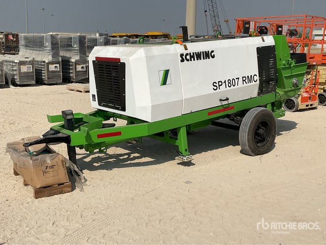2025 Schwing SP1807 RMC Portable (Unused) Concrete Pump - Stacionārais betona sūknis: foto 1 2025 Schwing SP1807 RMC Portable (Unused) Concrete Pump - Stacionārais betona sūknis: foto 1