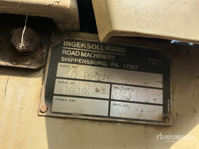 Ingersoll Rand - Ceļu veltnis: foto 2 Ingersoll Rand - Ceļu veltnis: foto 2