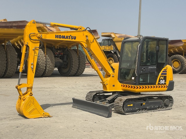 Komatsu PC56-7 - Mini-ekskavators: foto 1 Komatsu PC56-7 - Mini-ekskavators: foto 1