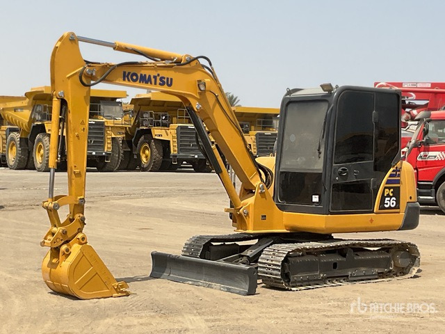 Komatsu PC56-7 - Mini-ekskavators: foto 2 Komatsu PC56-7 - Mini-ekskavators: foto 2