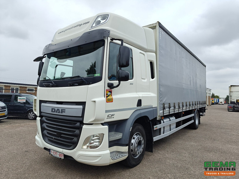 DAF CF 310 4x2 SpaceCab Euro6 - Schuifzeilenbak 7.7M + Laadklep 1500KG - 10/2025 APK - Kravas automašīna ar tentu: foto 1 DAF CF 310 4x2 SpaceCab Euro6 - Schuifzeilenbak 7.7M + Laadklep 1500KG - 10/2025 APK - Kravas automašīna ar tentu: foto 1