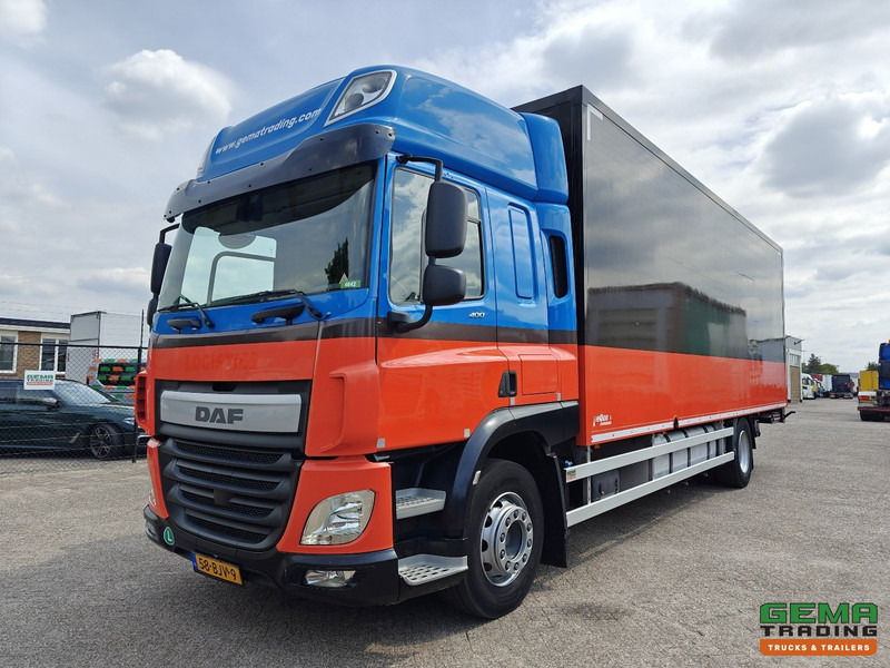 DAF CF 400 FA 4x2 Spacecab Euro6C - StandAirco - GeslotenBak 8.1M - Laadklep 2000KG - Vangmuil - 10/2025 APK - Kravas automašīna ar slēgto virsbūvi: foto 1 DAF CF 400 FA 4x2 Spacecab Euro6C - StandAirco - GeslotenBak 8.1M - Laadklep 2000KG - Vangmuil - 10/2025 APK - Kravas automašīna ar slēgto virsbūvi: foto 1
