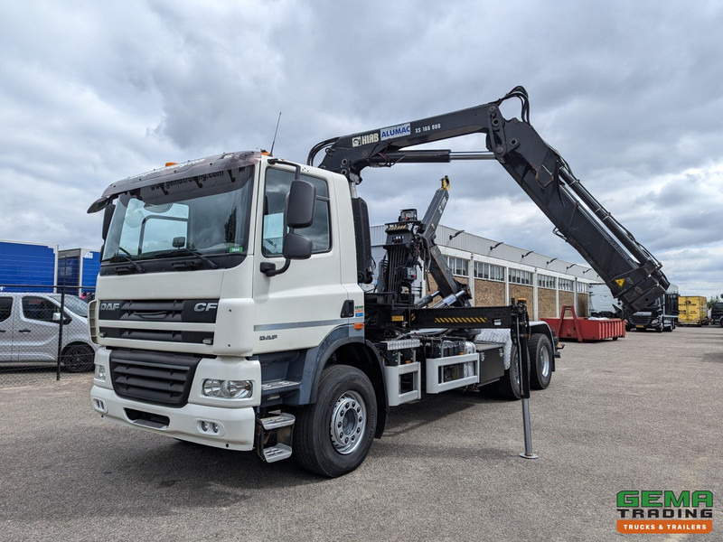 DAF CF85.410 6x4 Dagcab Euro5 EEV - Hiab Haakarm + Hiab 166E-2 DUO - Vangmuil - Pacēlājs ar āķi, Kravas auto ar manipulatoru: foto 1 DAF CF85.410 6x4 Dagcab Euro5 EEV - Hiab Haakarm + Hiab 166E-2 DUO - Vangmuil - Pacēlājs ar āķi, Kravas auto ar manipulatoru: foto 1