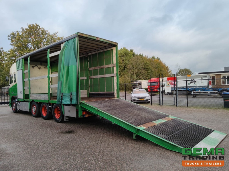 DAF FAK XF95.430 8x2 Super SuperSpaceCab Euro3 - CurtainSider 7.31m + Ramp 16T - MachineTransporter - 6 Persons (V558) - Autovedējs: foto 2 DAF FAK XF95.430 8x2 Super SuperSpaceCab Euro3 - CurtainSider 7.31m + Ramp 16T - MachineTransporter - 6 Persons (V558) - Autovedējs: foto 2