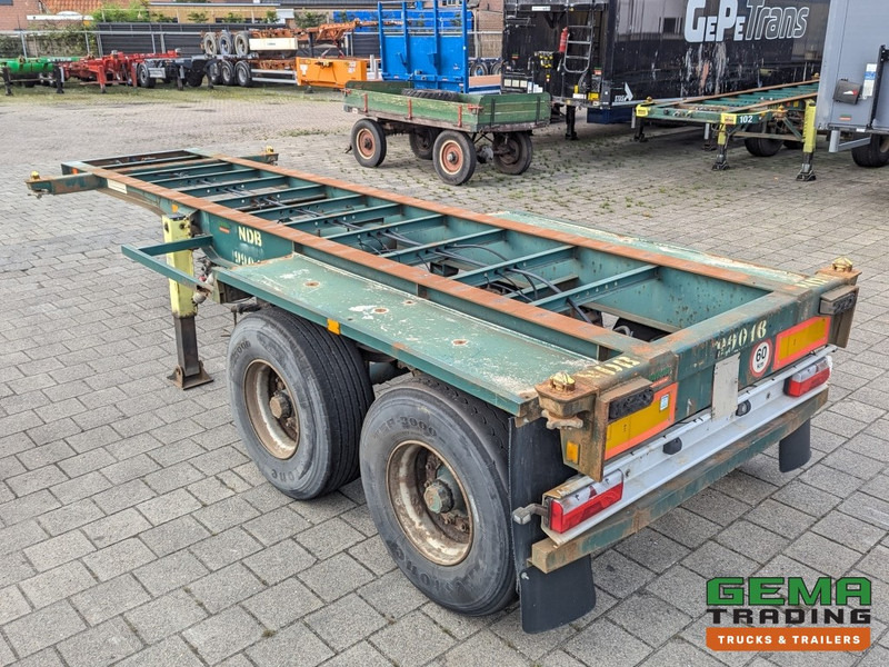 Flandria OP 20V 2A 2-Assen ROR - DrumBrakes - Steel Suspension - 20FT (O1980) - Puspiekabe noņemamā virsbūve/ Konteineru vedējs: foto 2 Flandria OP 20V 2A 2-Assen ROR - DrumBrakes - Steel Suspension - 20FT (O1980) - Puspiekabe noņemamā virsbūve/ Konteineru vedējs: foto 2
