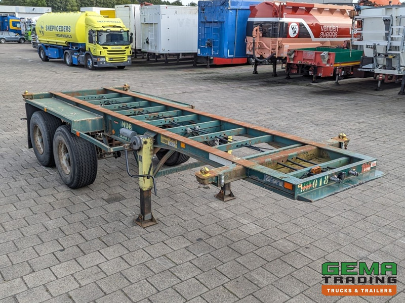 Flandria OP 20V 2A 2-Assen ROR - DrumBrakes - Steel Suspension - 20FT (O1980) - Puspiekabe noņemamā virsbūve/ Konteineru vedējs: foto 4 Flandria OP 20V 2A 2-Assen ROR - DrumBrakes - Steel Suspension - 20FT (O1980) - Puspiekabe noņemamā virsbūve/ Konteineru vedējs: foto 4