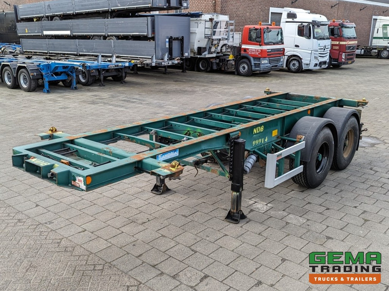 Flandria OP CC 2A 20FT 2-Assen ROR DrumBrakes - Leaf Suspension - 3120KG (O1789) - Puspiekabe noņemamā virsbūve/ Konteineru vedējs: foto 1 Flandria OP CC 2A 20FT 2-Assen ROR DrumBrakes - Leaf Suspension - 3120KG (O1789) - Puspiekabe noņemamā virsbūve/ Konteineru vedējs: foto 1