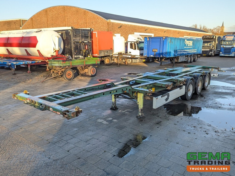 Krone SD 27 3-Assen BPW Backslider - DrumBrakes - 20 2x20FT/30/40FT - 10+ Units in Stock (O1931) - Puspiekabe noņemamā virsbūve/ Konteineru vedējs: foto 2 Krone SD 27 3-Assen BPW Backslider - DrumBrakes - 20 2x20FT/30/40FT - 10+ Units in Stock (O1931) - Puspiekabe noņemamā virsbūve/ Konteineru vedējs: foto 2
