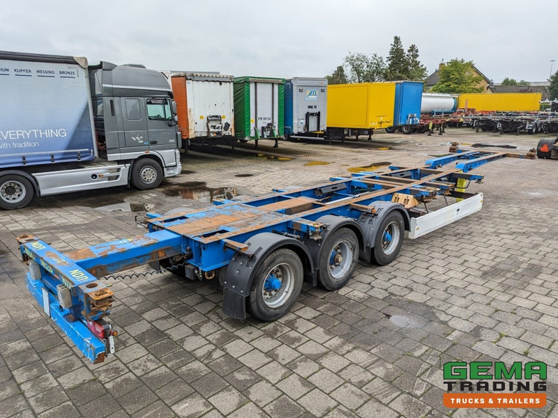 Krone SD 27 3-Assen BPW DrumBrakes - 5280kg - 1x 20FT 2x 20FT 30FT 40FT (O1867) - Puspiekabe noņemamā virsbūve/ Konteineru vedējs: foto 1 Krone SD 27 3-Assen BPW DrumBrakes - 5280kg - 1x 20FT 2x 20FT 30FT 40FT (O1867) - Puspiekabe noņemamā virsbūve/ Konteineru vedējs: foto 1