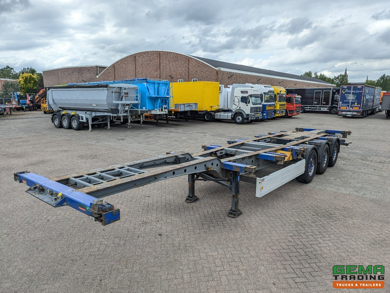 Krone SDC 27 3-Assen SAF - Lift as - Schijfremmen - Achterschuiver - 20 2x20FT/30/40FT - Puspiekabe noņemamā virsbūve/ Konteineru vedējs: foto 1 Krone SDC 27 3-Assen SAF - Lift as - Schijfremmen - Achterschuiver - 20 2x20FT/30/40FT - Puspiekabe noņemamā virsbūve/ Konteineru vedējs: foto 1