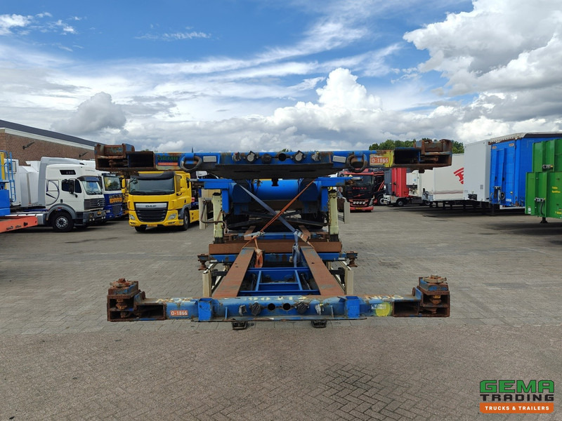Krone SDC 27 3-assen BPW - DrumBrakes - 4700KG - 2x 20FT 1x 30FT 1x40FT - Pakket van 2 - Puspiekabe noņemamā virsbūve/ Konteineru vedējs: foto 5 Krone SDC 27 3-assen BPW - DrumBrakes - 4700KG - 2x 20FT 1x 30FT 1x40FT - Pakket van 2 - Puspiekabe noņemamā virsbūve/ Konteineru vedējs: foto 5