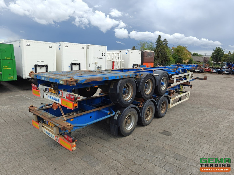 Krone SDC 27 3-assen BPW - DrumBrakes - 4700KG - 2x 20FT 1x 30FT 1x40FT - Pakket van 2 - Puspiekabe noņemamā virsbūve/ Konteineru vedējs: foto 1 Krone SDC 27 3-assen BPW - DrumBrakes - 4700KG - 2x 20FT 1x 30FT 1x40FT - Pakket van 2 - Puspiekabe noņemamā virsbūve/ Konteineru vedējs: foto 1