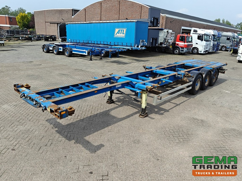 Krone SDC 27 3 assen BPW - DrumBrakes - 5340KG - 2x 20FT 1x 30FT 1x40FT - NL kenteken - Puspiekabe noņemamā virsbūve/ Konteineru vedējs: foto 2 Krone SDC 27 3 assen BPW - DrumBrakes - 5340KG - 2x 20FT 1x 30FT 1x40FT - NL kenteken - Puspiekabe noņemamā virsbūve/ Konteineru vedējs: foto 2