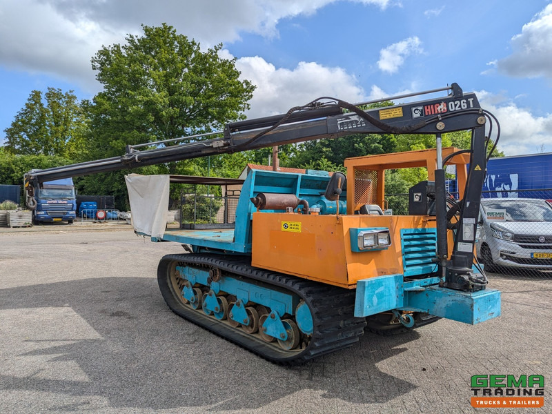 Morooka MST-1100 Rupsdumper / Werktuigdrager - Platte kiepbak + Hiab 026 T3 Kraan - Komatsu 6Cil - Bezceļu pašizgāzējs: foto 5 Morooka MST-1100 Rupsdumper / Werktuigdrager - Platte kiepbak + Hiab 026 T3 Kraan - Komatsu 6Cil - Bezceļu pašizgāzējs: foto 5