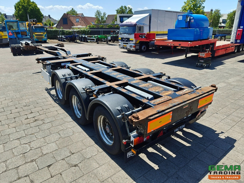 Pacton T3-010 3-Assen SAF - MULTI - Trommelremmen - LiftAs - 3x Uitschuifbaar - Puspiekabe noņemamā virsbūve/ Konteineru vedējs: foto 2 Pacton T3-010 3-Assen SAF - MULTI - Trommelremmen - LiftAs - 3x Uitschuifbaar - Puspiekabe noņemamā virsbūve/ Konteineru vedējs: foto 2