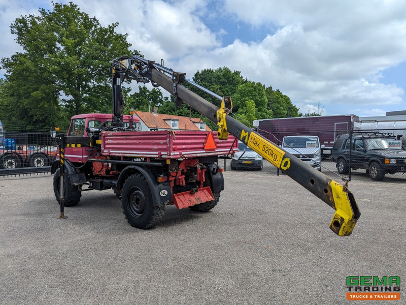 Unimog 416/U1100 4x4 - Hiab PK4600A - Open laadbak - Lier - Vangmuil/trekhaak - Mercedes Benz - Kravas auto ar manipulatoru: foto 4 Unimog 416/U1100 4x4 - Hiab PK4600A - Open laadbak - Lier - Vangmuil/trekhaak - Mercedes Benz - Kravas auto ar manipulatoru: foto 4