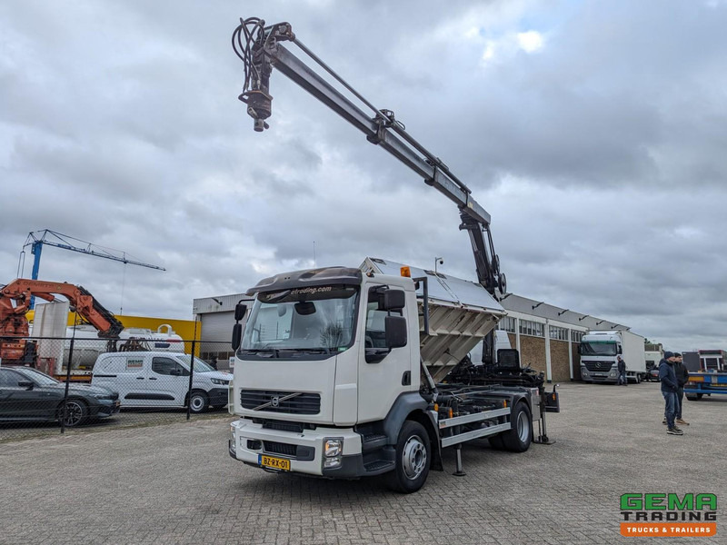 Volvo FL240 4x2 Dagcab Euro5 - 2 Zijdige Kipper + Kraan Hiab 088ES-3 HIDUO - RadioGrafisch - 39.900KM! - Kravas automašīna pašizgāzējs, Kravas auto ar manipulatoru: foto 1 Volvo FL240 4x2 Dagcab Euro5 - 2 Zijdige Kipper + Kraan Hiab 088ES-3 HIDUO - RadioGrafisch - 39.900KM! - Kravas automašīna pašizgāzējs, Kravas auto ar manipulatoru: foto 1