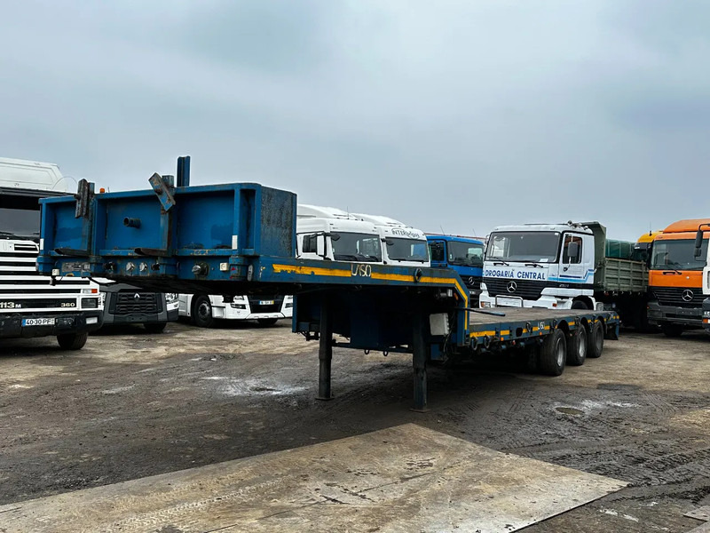 Nooteboom OSD-44 3 Axle lowloader Extandable 44Ton - Puspiekabe zema profila platforma: foto 1 Nooteboom OSD-44 3 Axle lowloader Extandable 44Ton - Puspiekabe zema profila platforma: foto 1