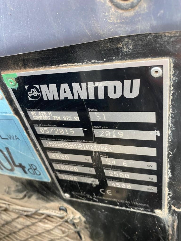 Teleskopiskais iekrāvējs Manitou MT 625 H: foto 27