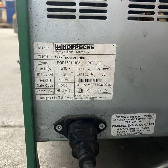 Elektrosistēma - Iekraušanas tehnika Hoppecke EOE15010108 Trak power mini: foto 6