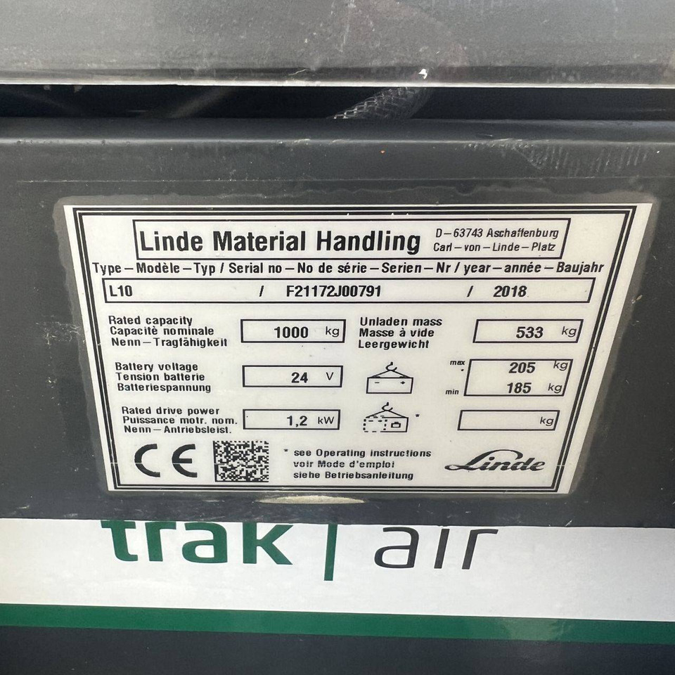 Krautņotājs Linde L10 (1172): foto 16