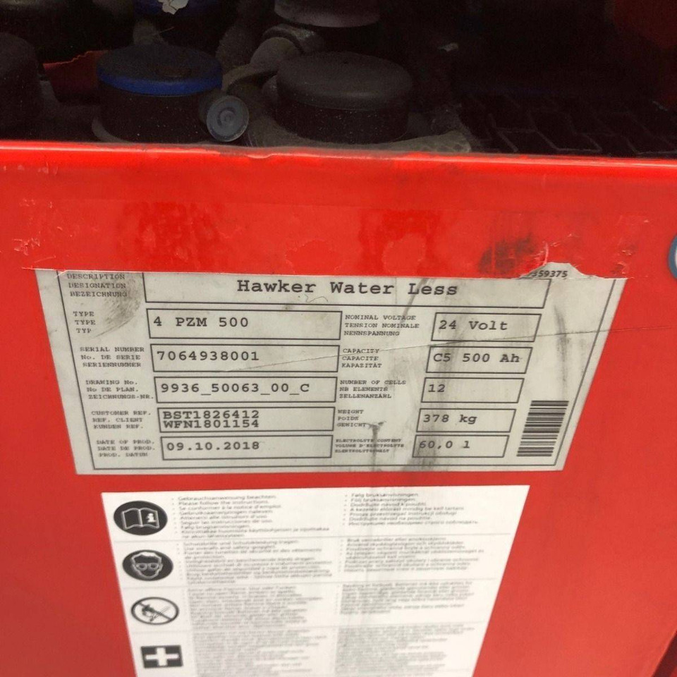 Noliktavas vilcējs Linde P50C (1190): foto 10