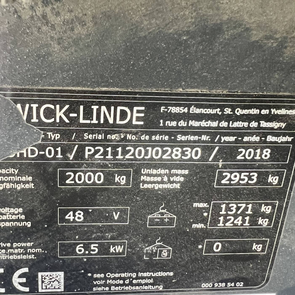 Bīdmasta krautņotājs Linde R20HD (1120) Coldstore: foto 11
