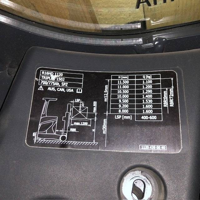 Rāmis/ Šasija - Iekraušanas tehnika Overhead guard for Linde: foto 7