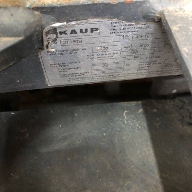 KAUP 2T160B Forkpositioner without sideshift - Papildaprīkojums: foto 3 KAUP 2T160B Forkpositioner without sideshift - Papildaprīkojums: foto 3