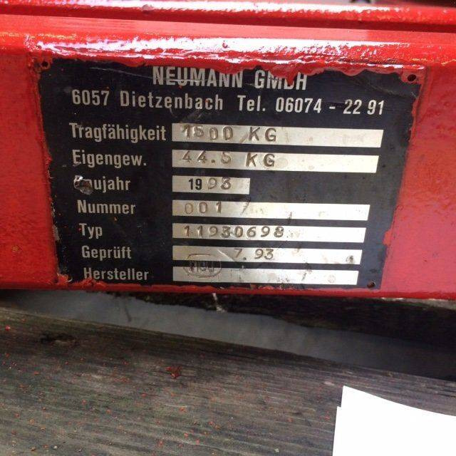 Neumann Battery lifting beam - Papildaprīkojums: foto 2 Neumann Battery lifting beam - Papildaprīkojums: foto 2